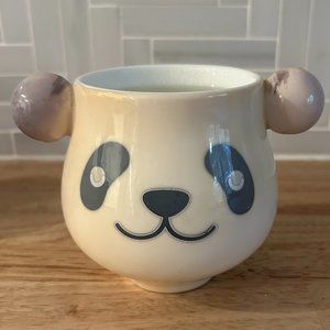 Thumbs Up Panmug Beige Panda Bear Ceramic Coffee Tea Mug Color changing! FR SHIP